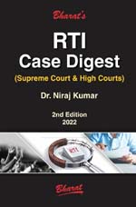  Buy RTI CASE DIGEST (Supreme Court & High Courts)